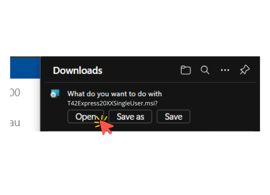 downloading the program