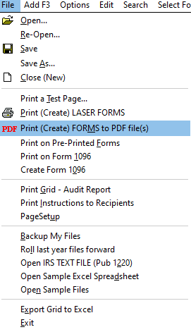 Create PDF