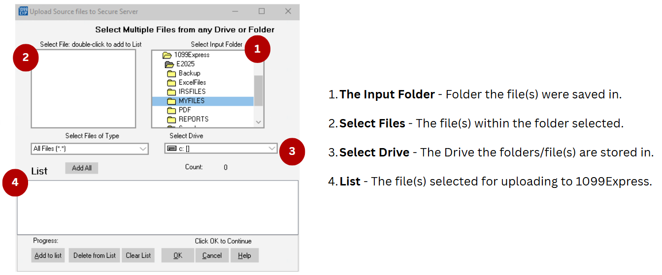 multiple files