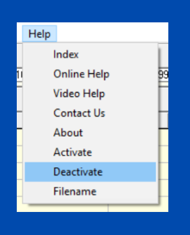help deactivate