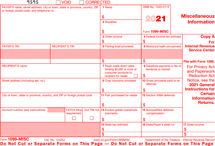 2021 | Pre-Printed Form Converter (PPFC) - 1099Express